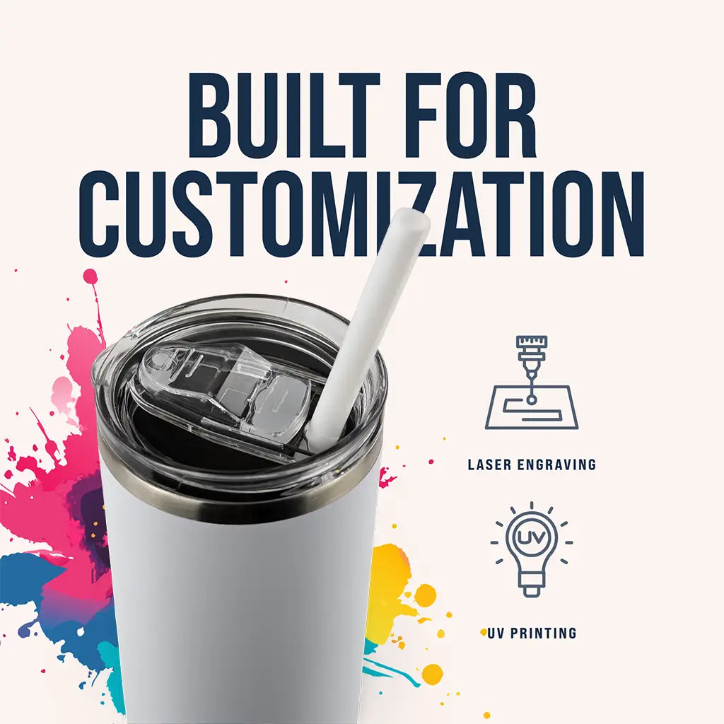 Skinny Tumbler - 20oz - Powder Coated