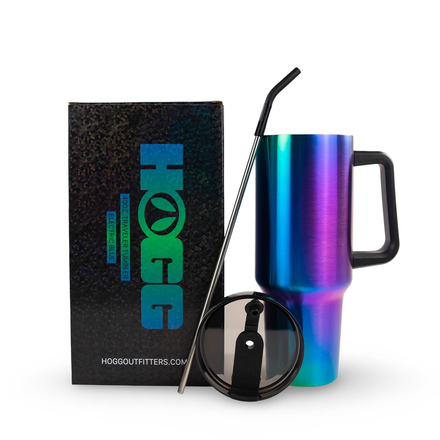 Quencher Tumbler - 40oz - Electric Blue plated