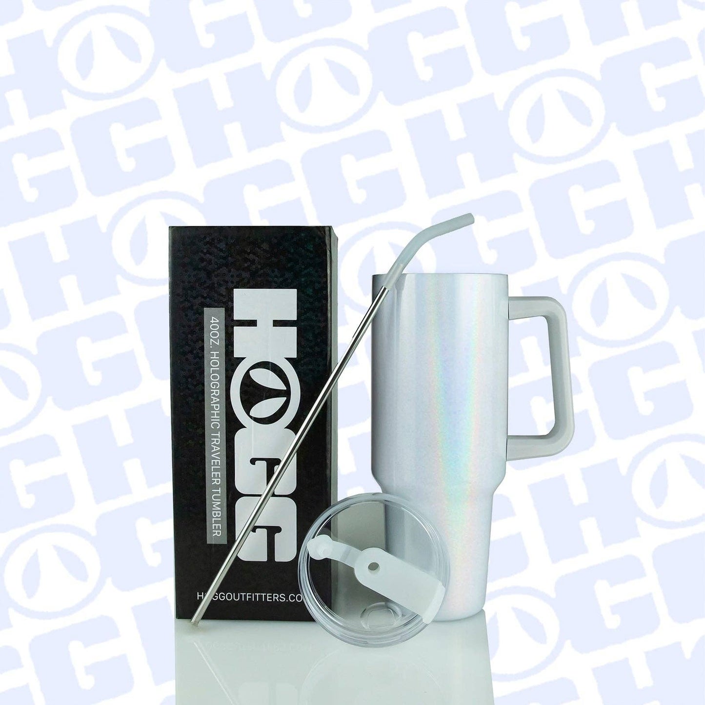 Quencher Tumbler - 40oz - Holographic Shimmer
