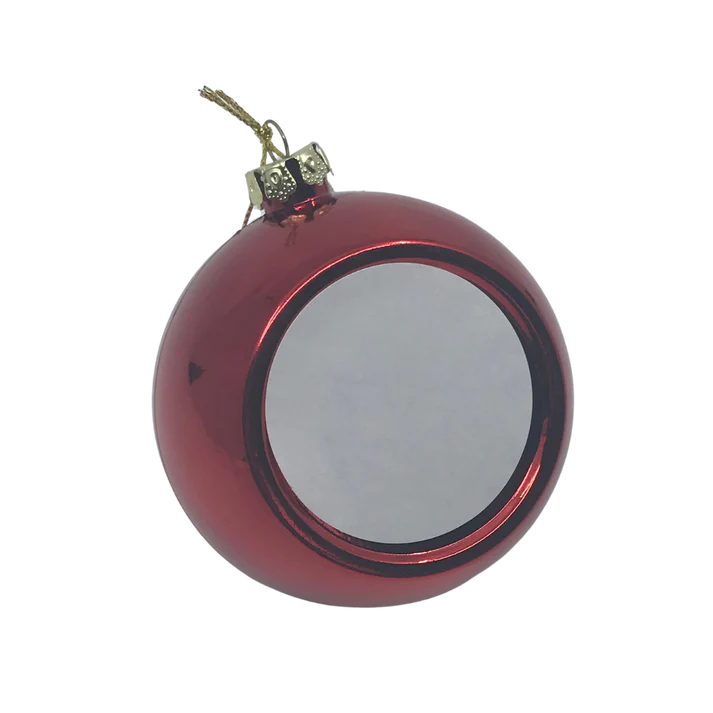 Day 1: 50 Pack of Red Sublimation Insert Ornaments