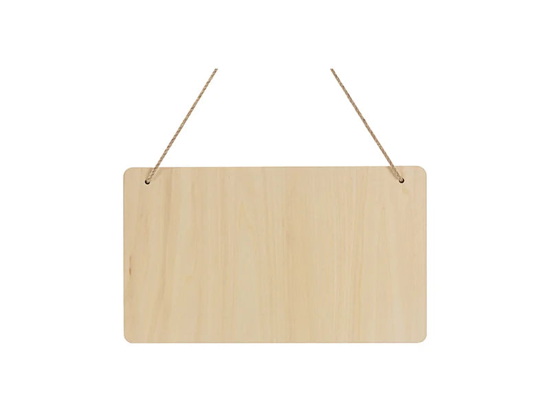 Hanging Wooden Door Sign
