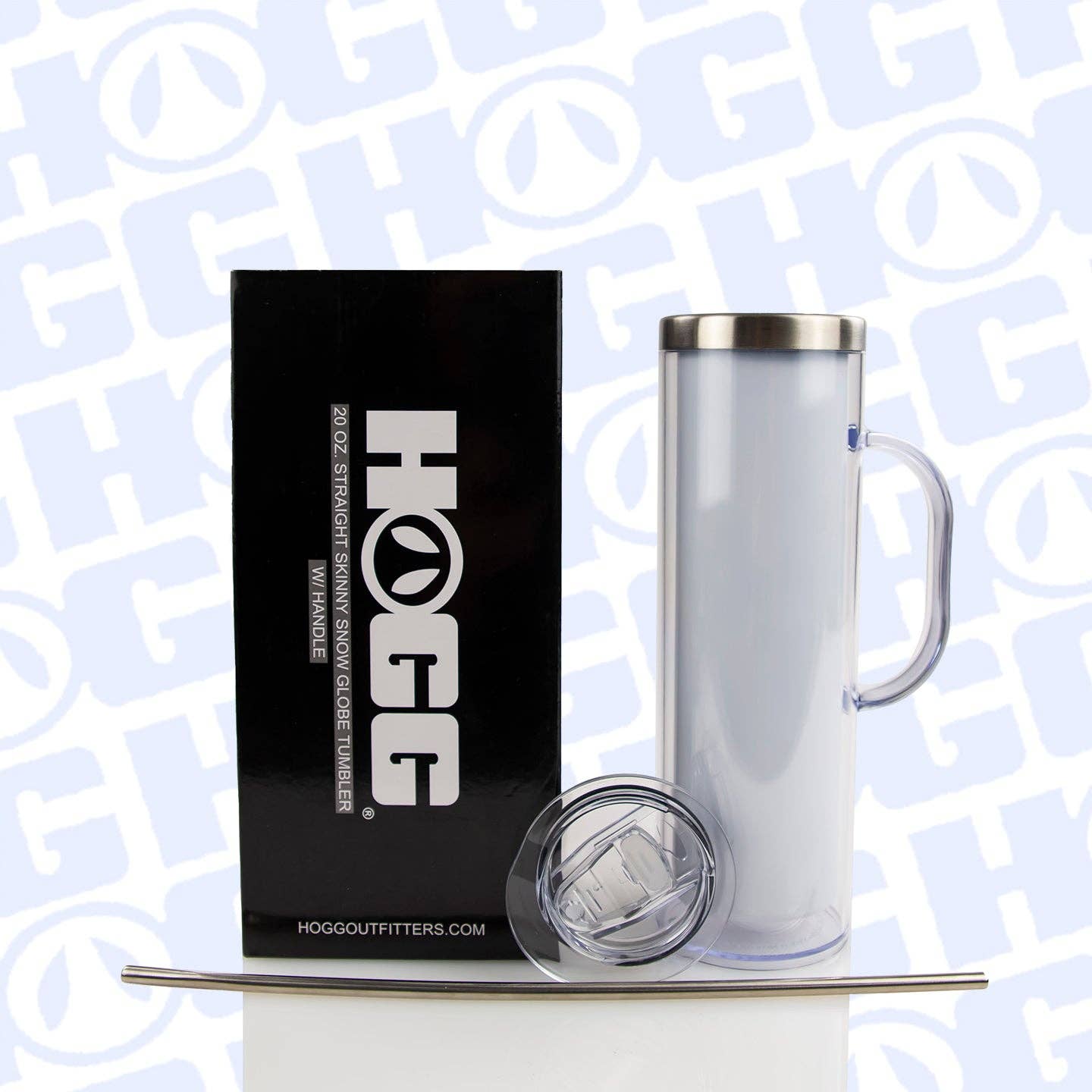 Snow Globe Tumbler - 20oz - Sublimation with Handle