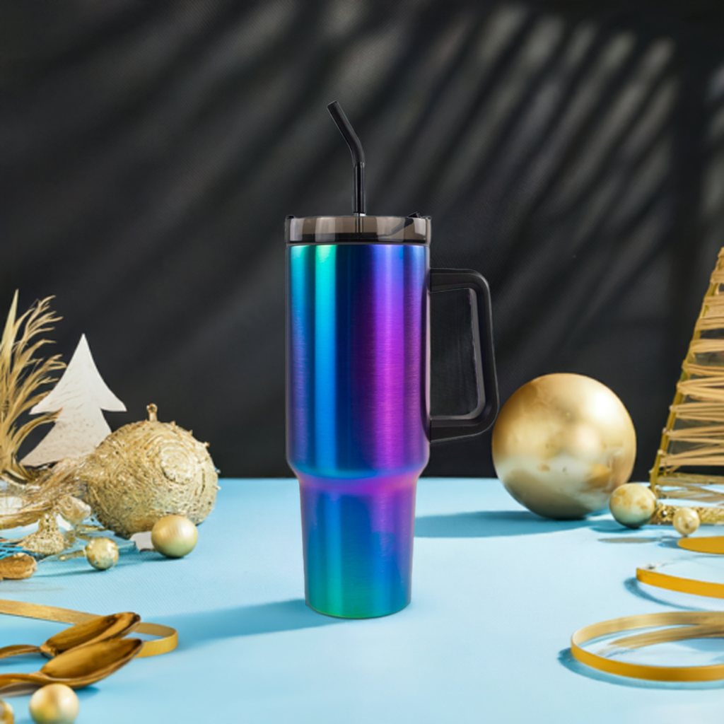 Quencher Tumbler - 40oz - Electric Blue plated