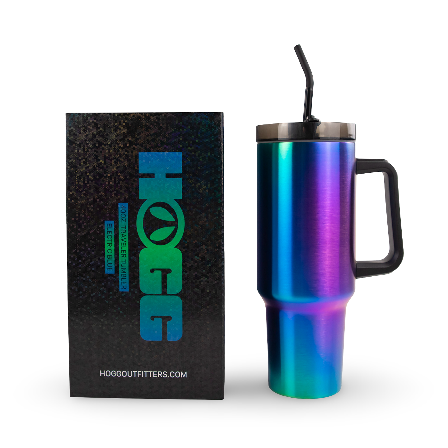 Quencher Tumbler - 40oz - Electric Blue plated