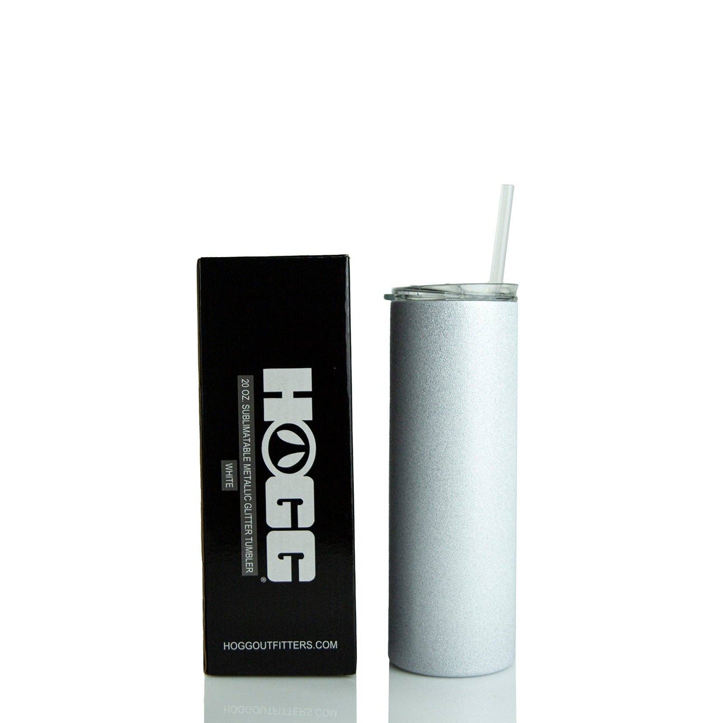 Skinny Tumbler - 20oz - Metallic Glitter