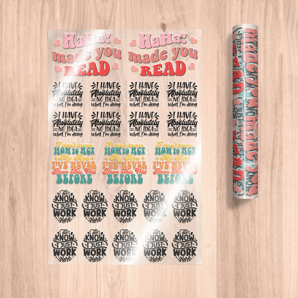 UV Sticker Gang Sheets