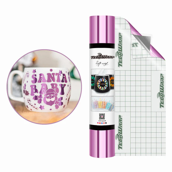 Teckwrap Bubble Free Mirror Chrome Adhesive