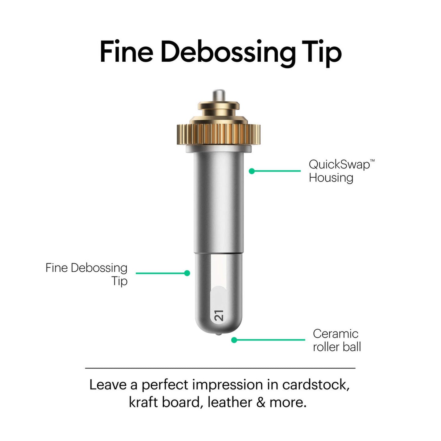 Cricut Debossing Tip