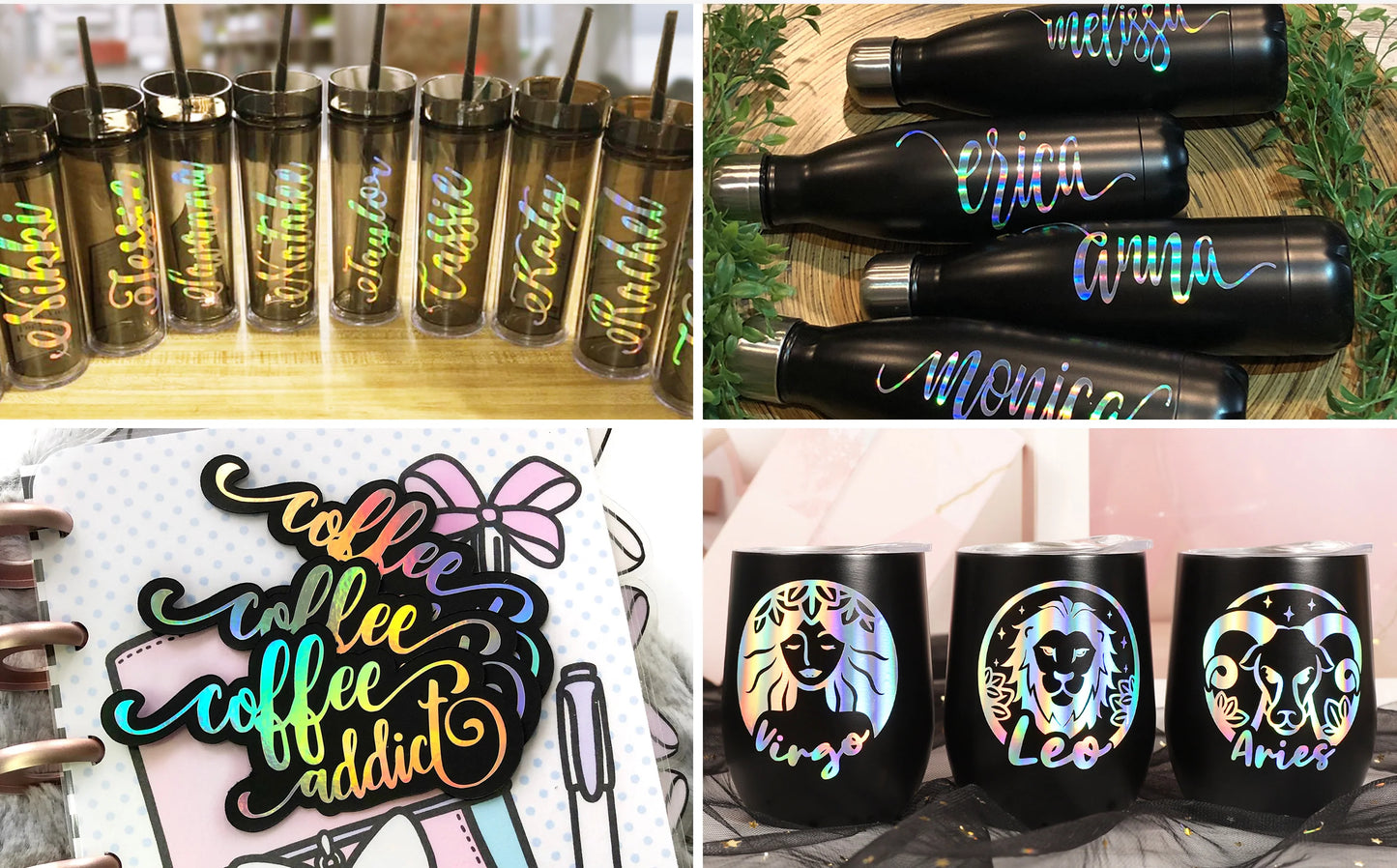 TeckWrap Holographic Rainbow Adhesive Vinyl