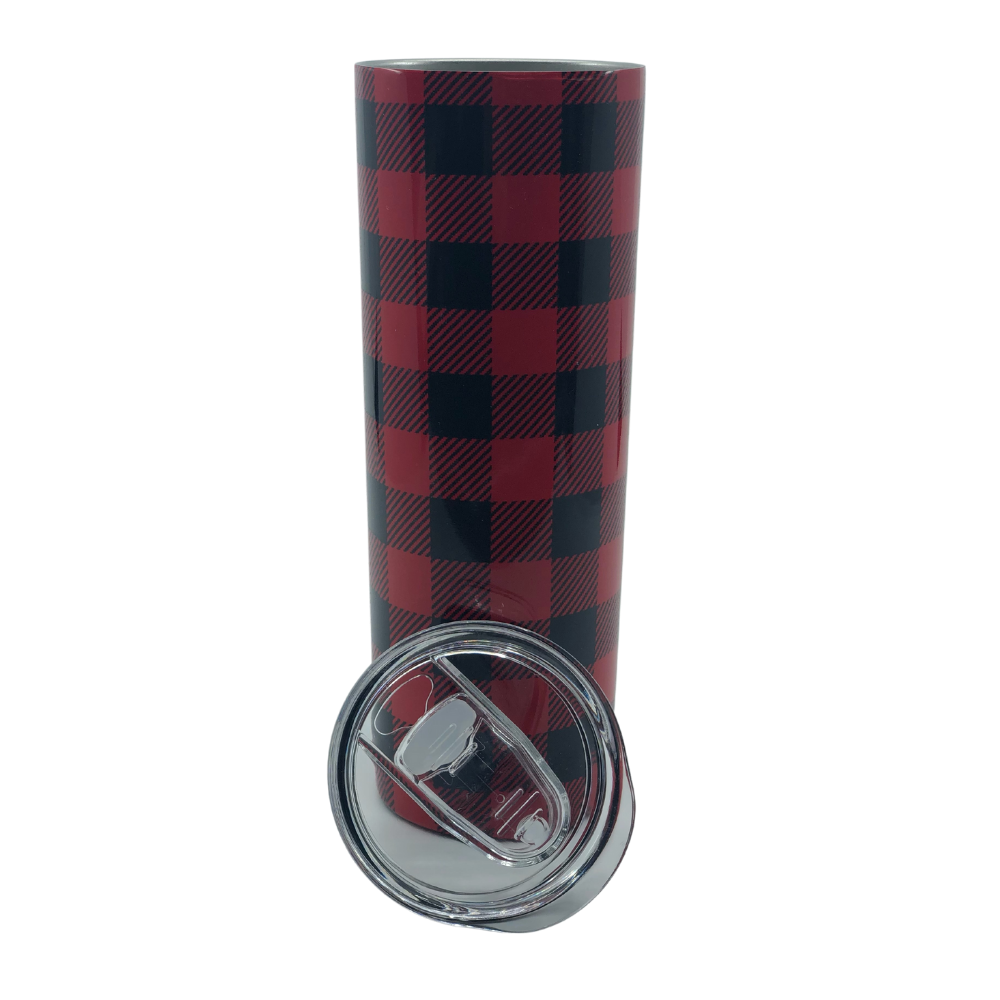 Skinny Tumbler - 20oz Buffalo Plaid