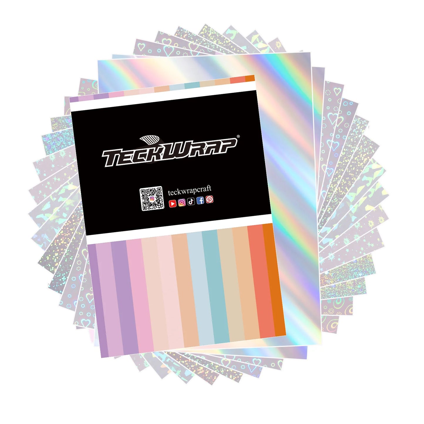 TeckWrap Holographic Laminate Sheets