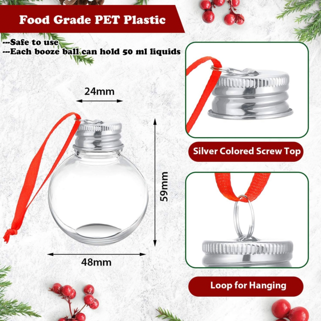 Booze Ball Ornaments