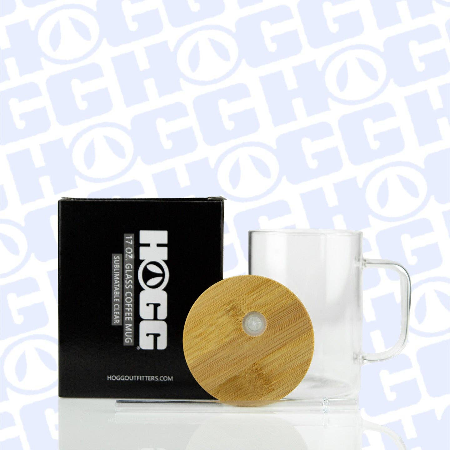 Glass Coffee Mug - 17oz - Clear