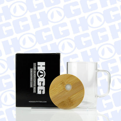 Glass Coffee Mug - 17oz - Clear