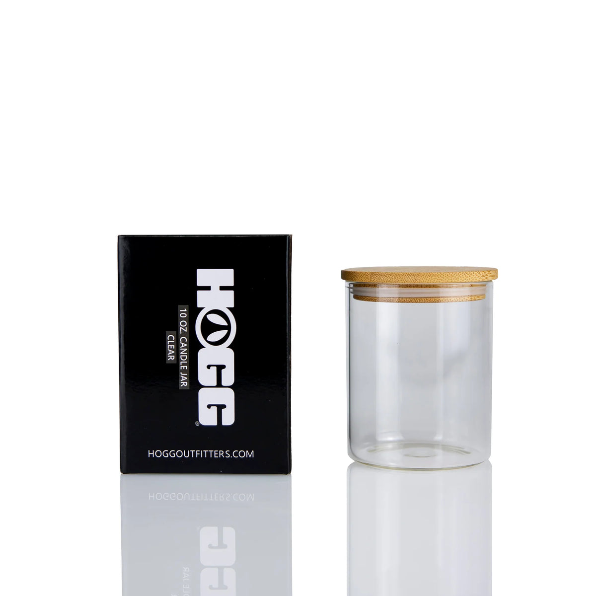 Glass Candle Jar - 10oz Clear
