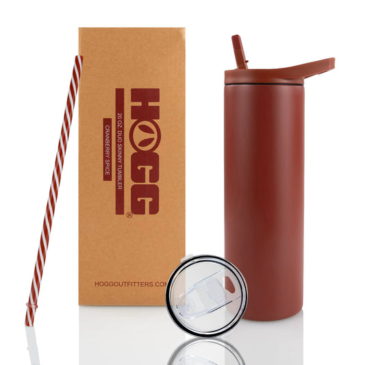 Skinny Water Bottle - 20oz - Powder Coated