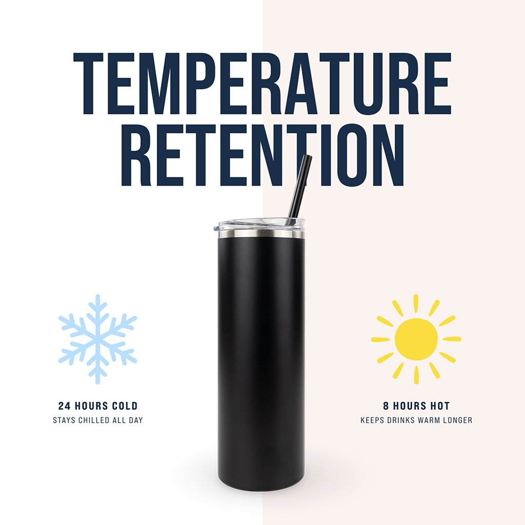 Skinny Tumbler - 20oz - Powder Coated