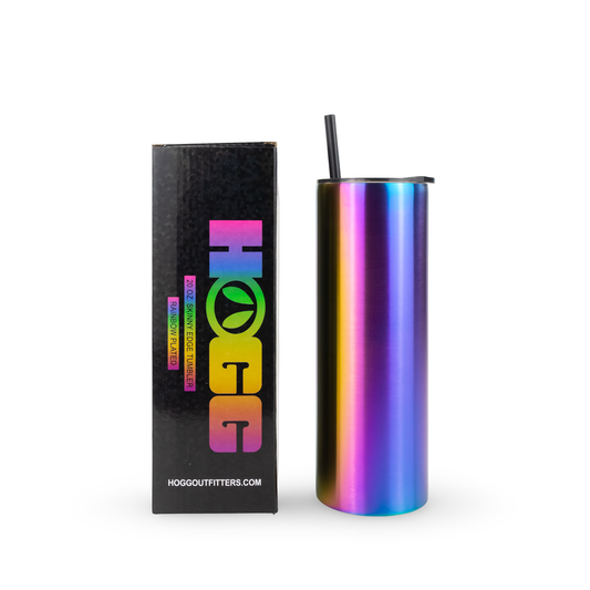 Skinny Tumbler - 20oz - Electroplated Rainbow