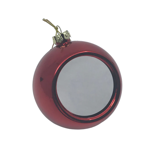 Day 1: 50 Pack of Red Sublimation Insert Ornaments