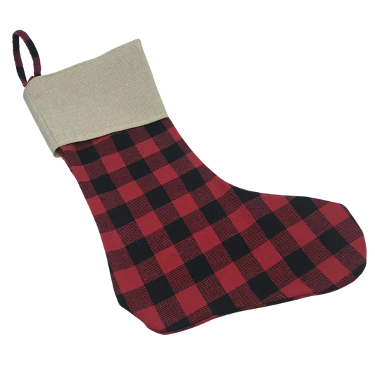 Day 5: 20 Pack of Buffalo Plaid Stockings