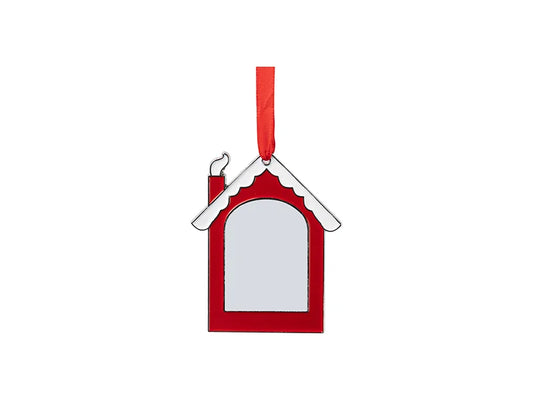 Dog House Sublimation Metal Ornament