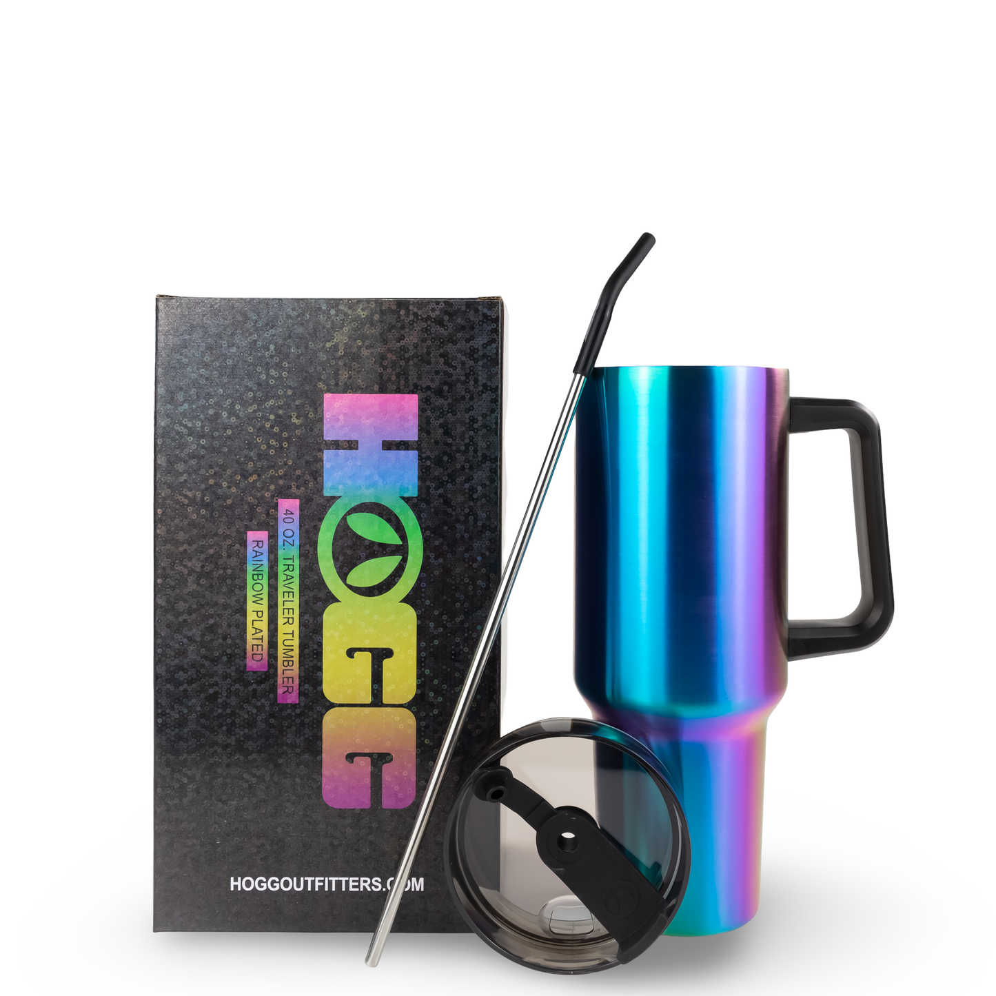 Quencher Tumbler - 40oz - Electroplated Rainbow