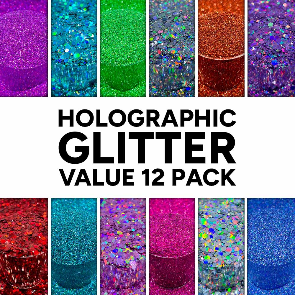Holographic Glitter Value 12 Pack