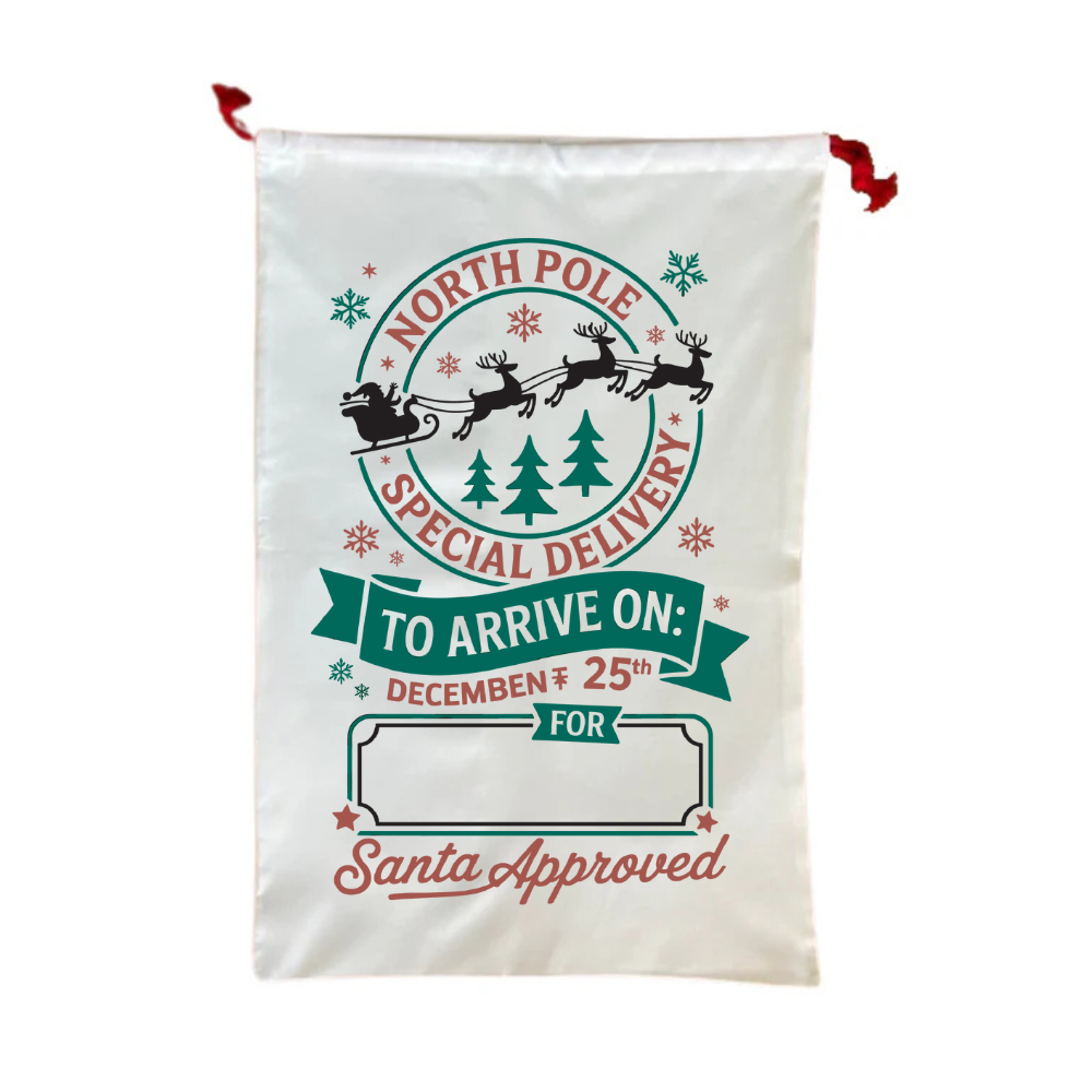 Decorated Santa Sacks - Sublimation