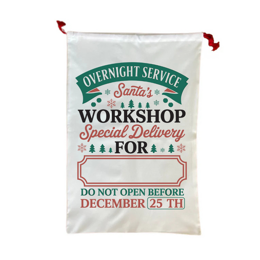 Decorated Santa Sacks - Sublimation