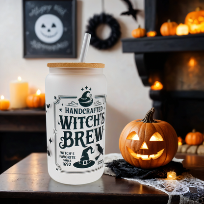 Glass Can Tumbler - 16oz - Frosted
