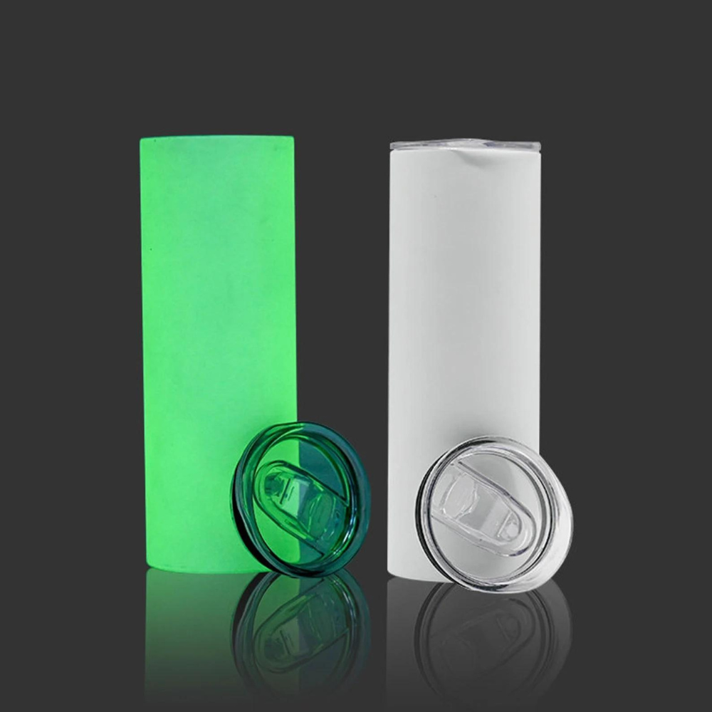 Glow Skinny Tumblers - 20oz Sublimation