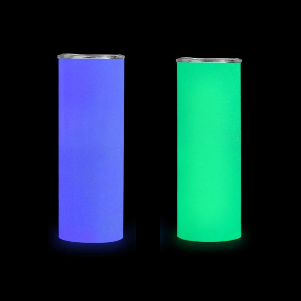 Glow Skinny Tumblers - 20oz Sublimation