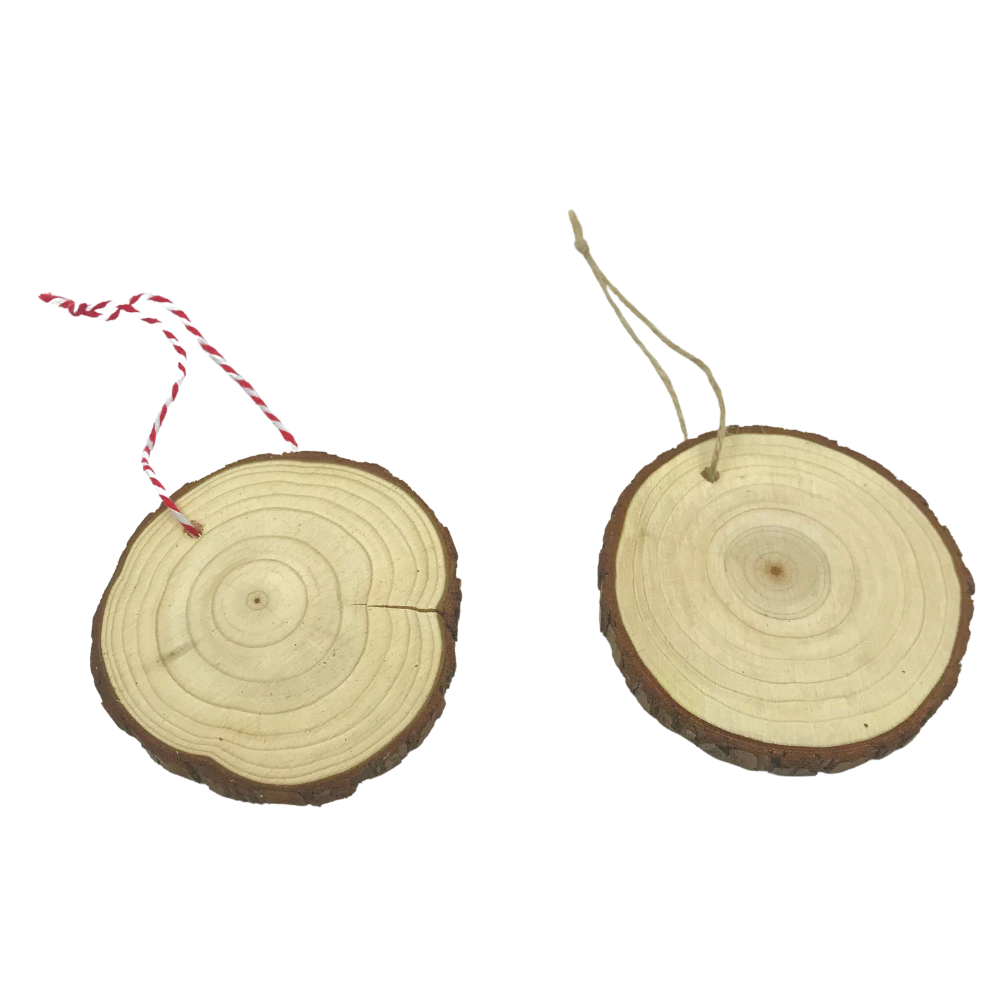 Round Wood Ornament