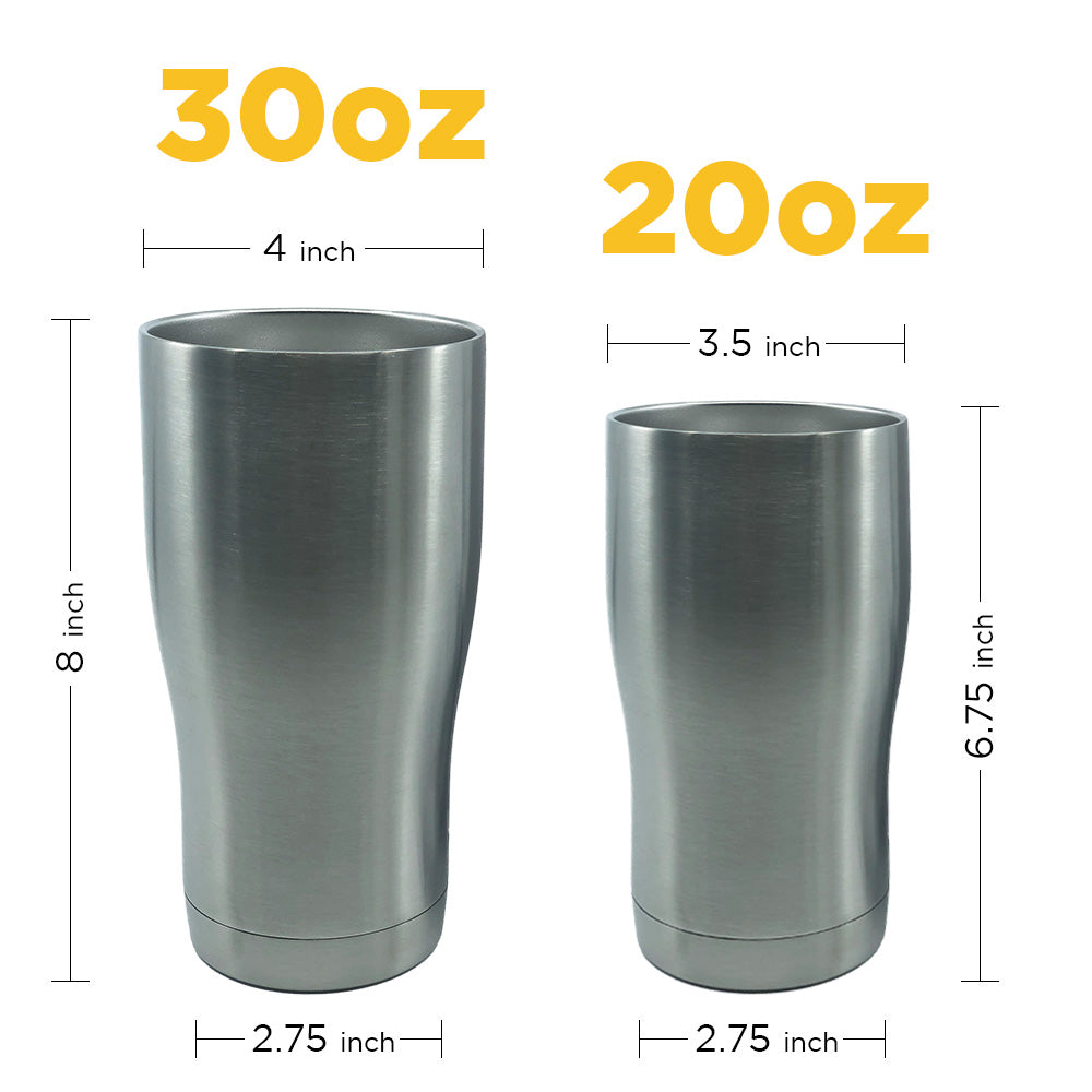 Curve Tumbler - 20oz Stainless